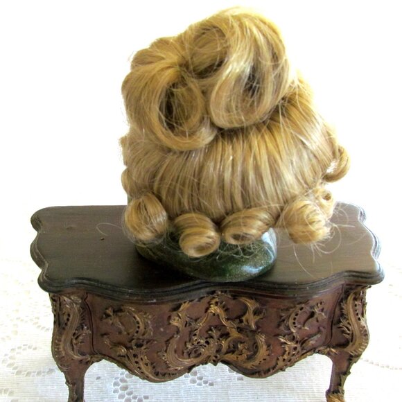 DOLL WIGS, 5 REPLACEMENT HAIR STYLES: GIBSON GIRL, RINGLETS, CURLS, BONNET, EUC - Picture 3 of 14